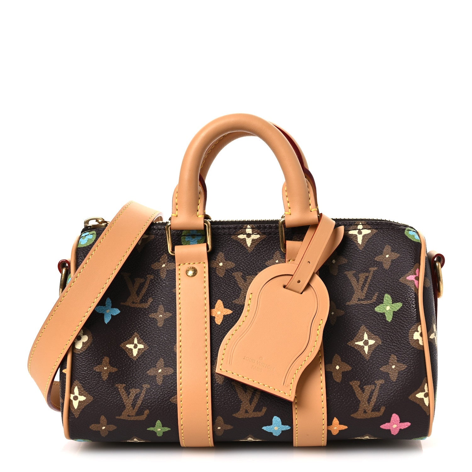 Louis Vuitton Monogram Craggy Keepall Bandouliere 25 Chocolate