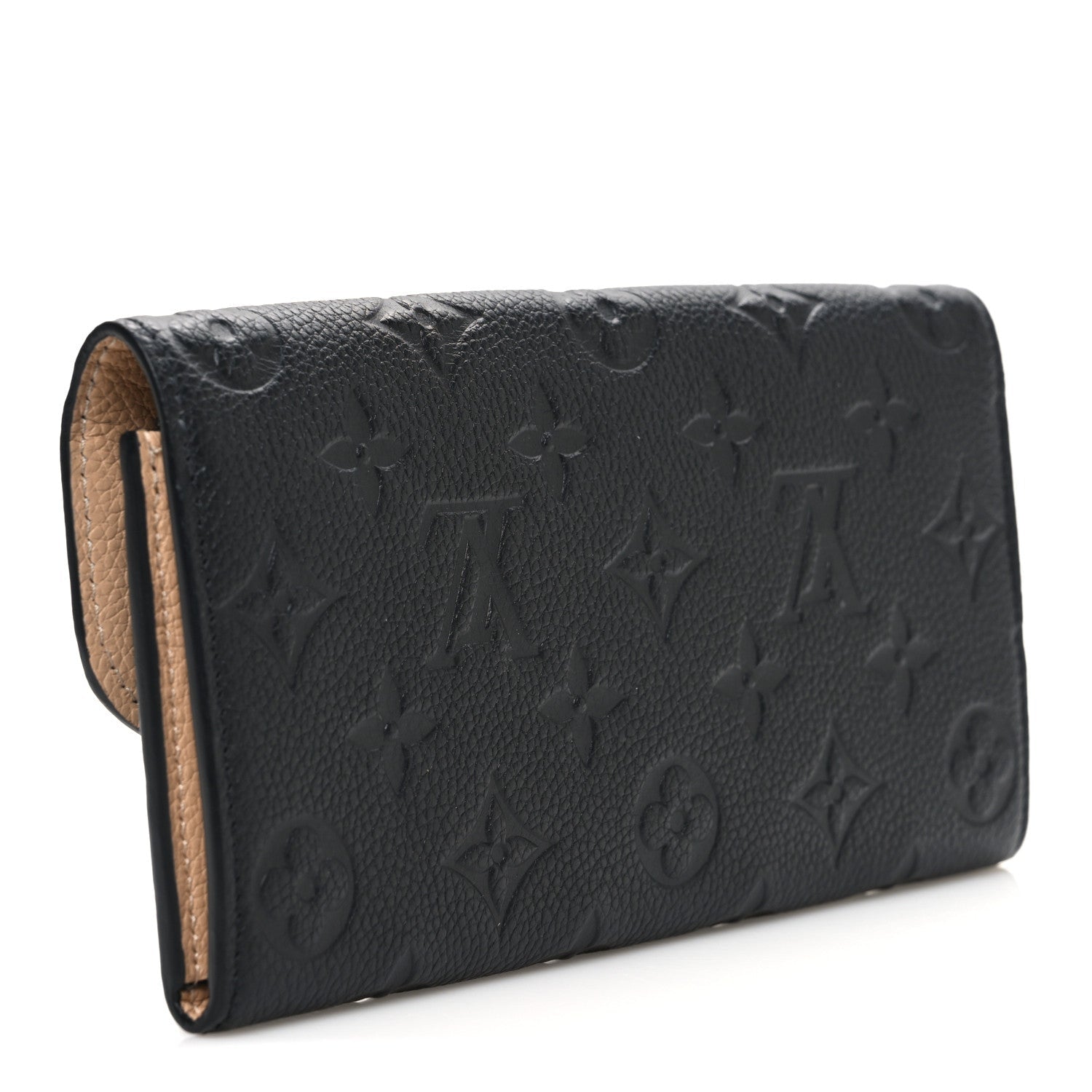 Louis Vuitton Empreinte Emilie Wallet Black Dune