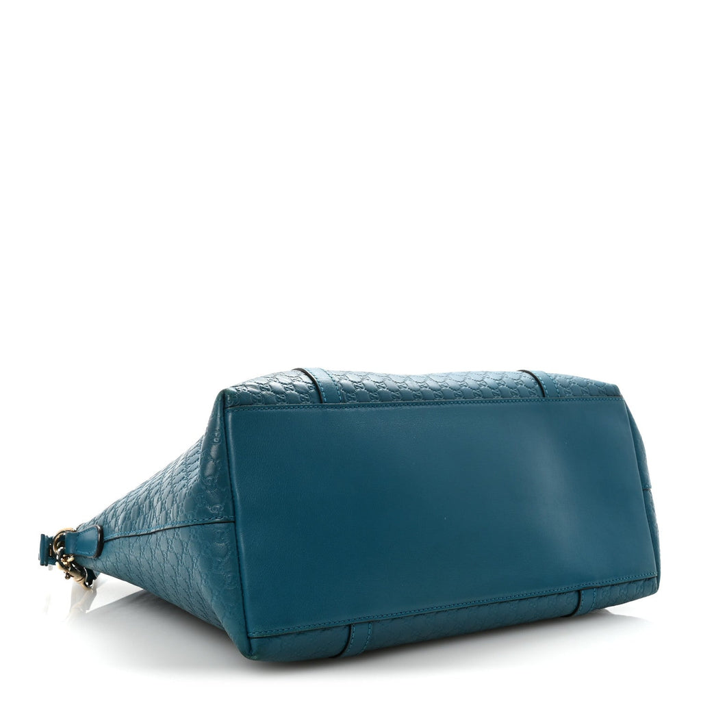 Gucci Soft Microguccissima Dome Satchel Deep Cobalt