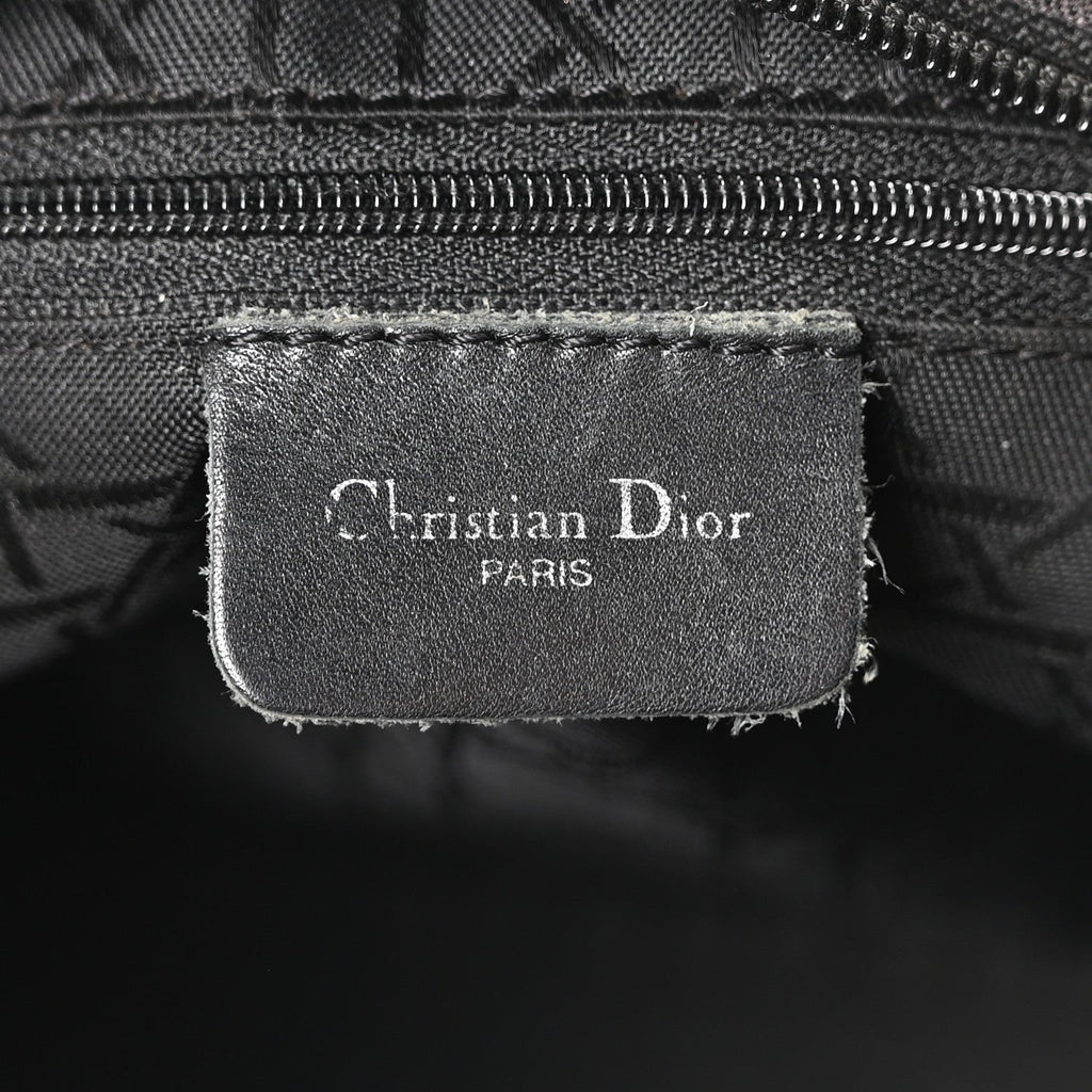 Christian Dior Nylon Cannage Large Lady Dior