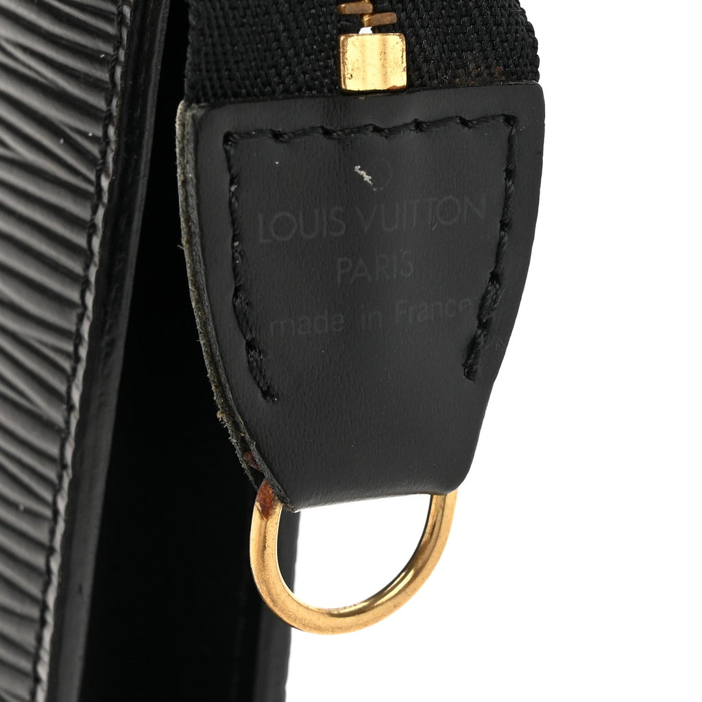 Louis Vuitton Epi Pochette Accessories 24 Black