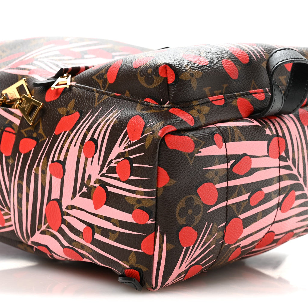 Louis Vuitton Monogram Jungle Dots Palm Springs Backpack PM Sugar Pink Poppy