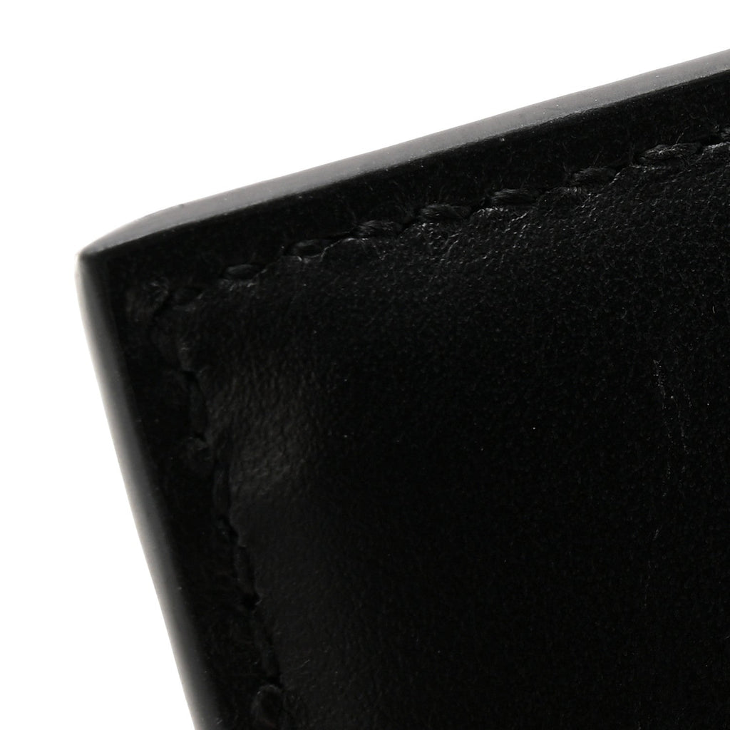 Gucci Calfskin GG Matelasse Card Case Wallet Black