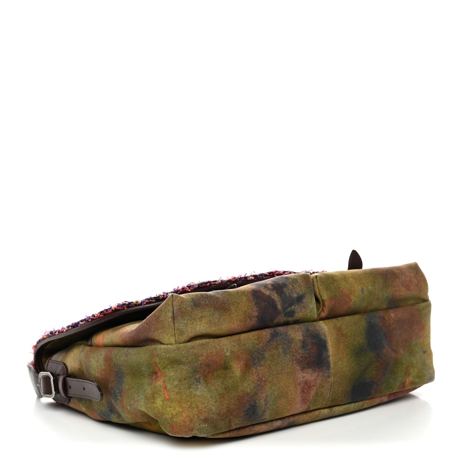 Chanel Washed Toile Large Graffiti On The Pavements Messenger Khaki Multicolor