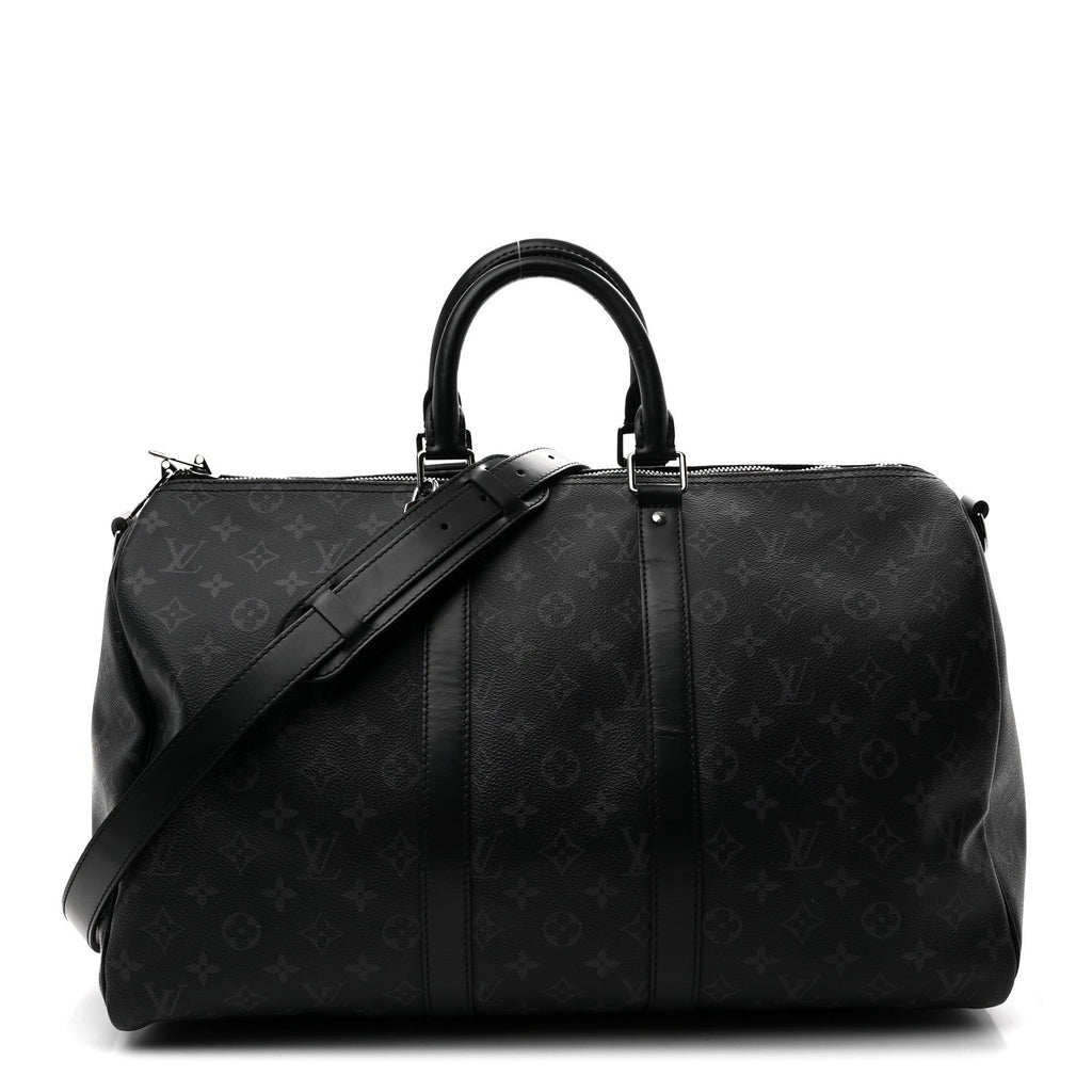 Louis Vuitton Monogram Eclipse Keepall Bandouliere 45