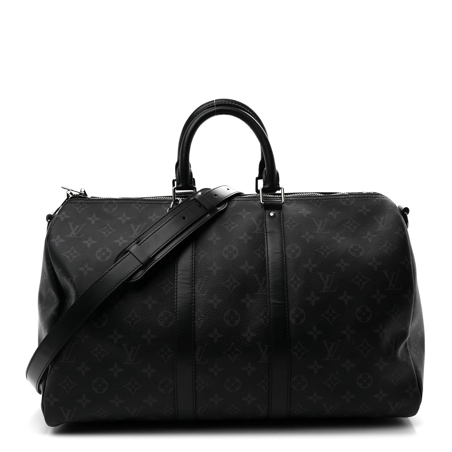 Louis Vuitton Monogram Eclipse Keepall Bandouliere 45
