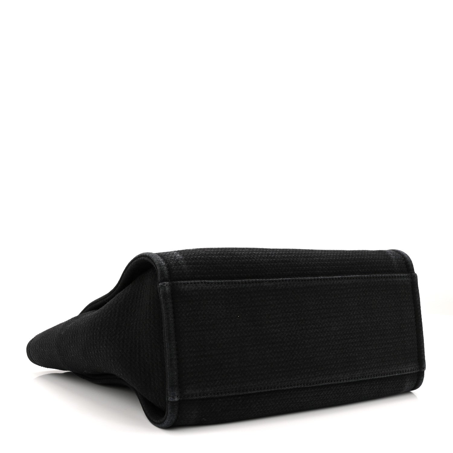 Chanel Mixed Fibers Small Deauville Tote Black