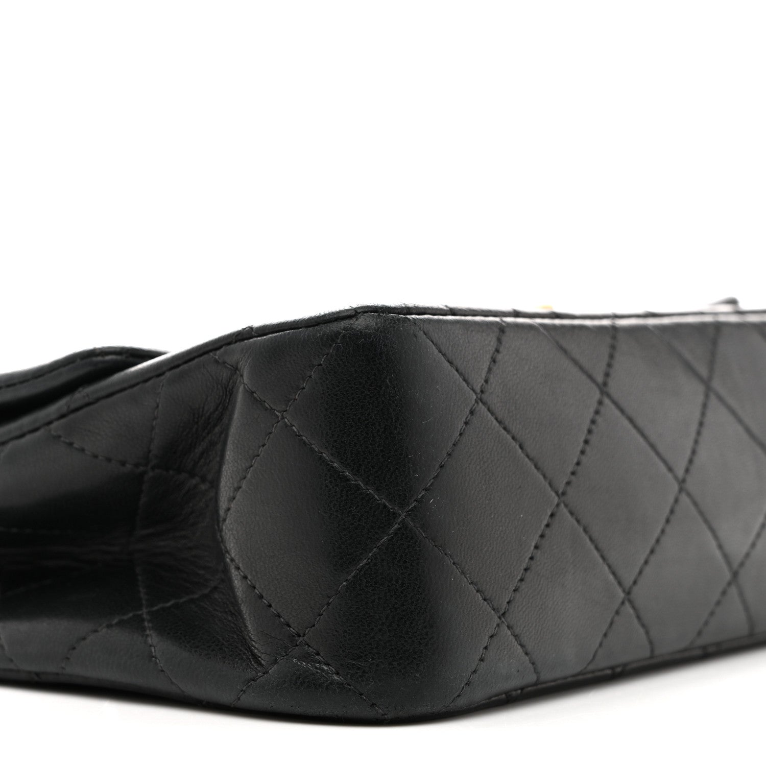 Chanel Lambskin Quilted Small Double Flap Black