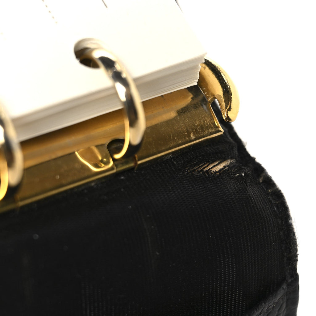 Caviar Timeless CC Ring Agenda Planner Black
