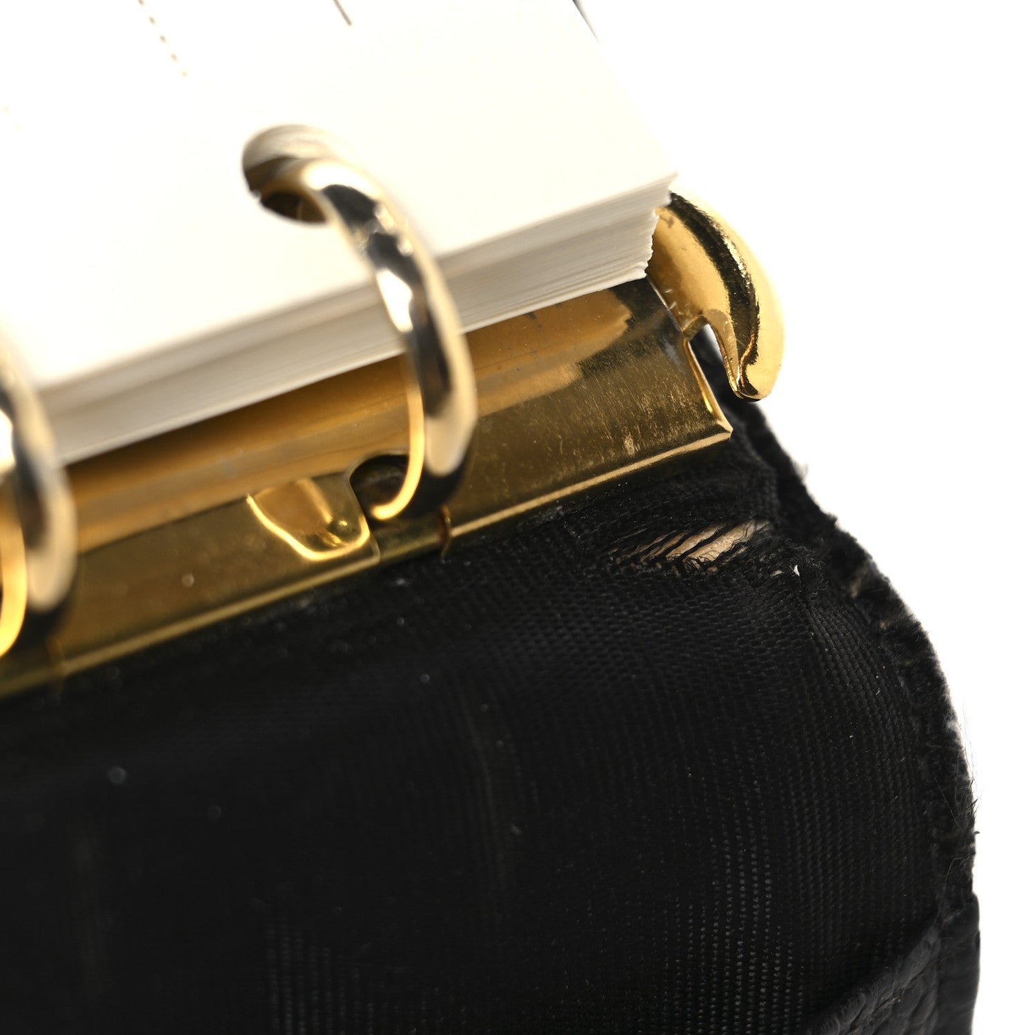 Caviar Timeless CC Ring Agenda Planner Black