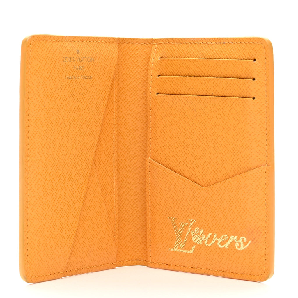 Louis Vuitton Monogram Heritage Pocket Organizer Safran Yellow