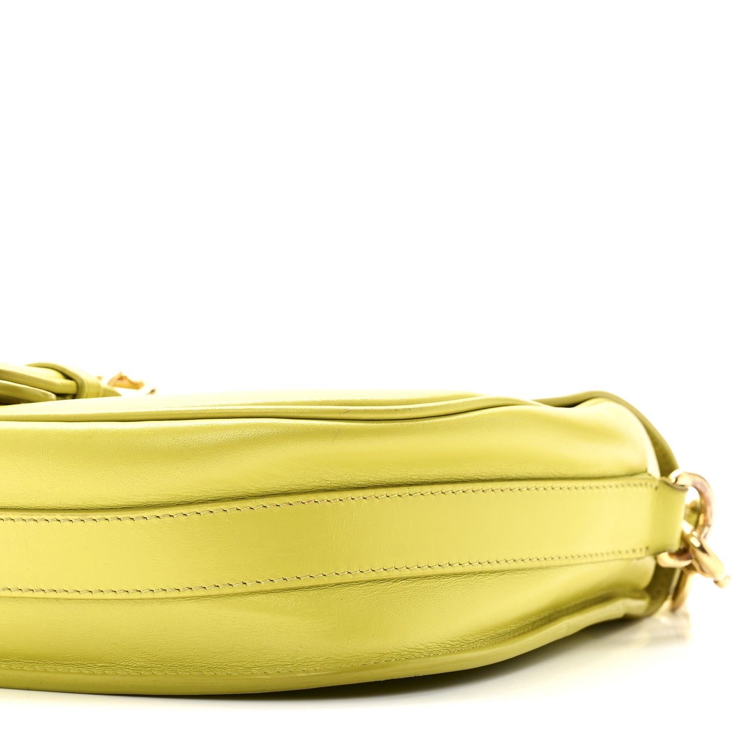 Christian Dior Box Calfskin Medium Bobby Flap Lime