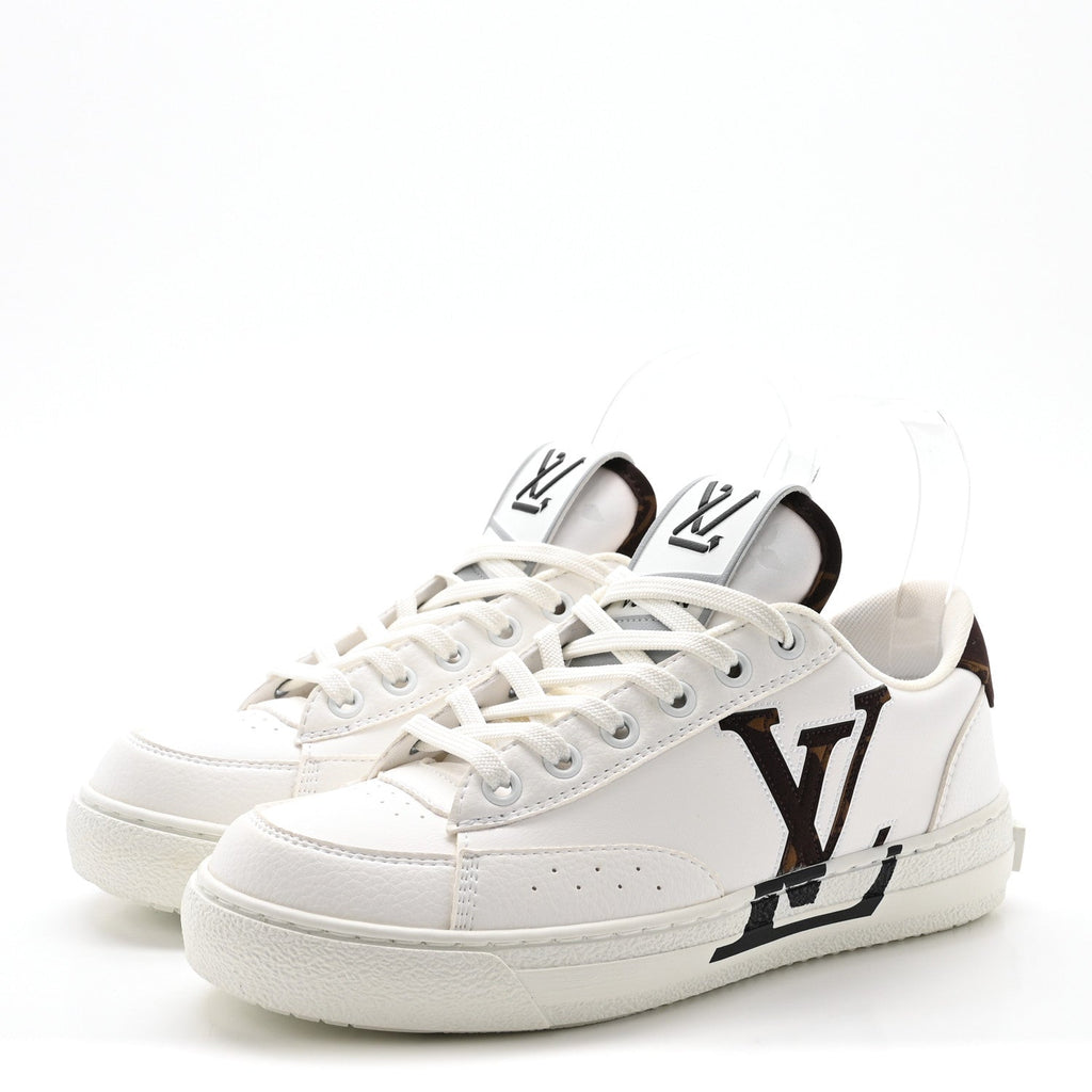 Louis Vuitton Charlie Sneakers 35 White Cacoa Brown