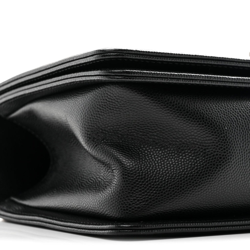 Chanel Caviar Quilted Medium Boy Flap Black