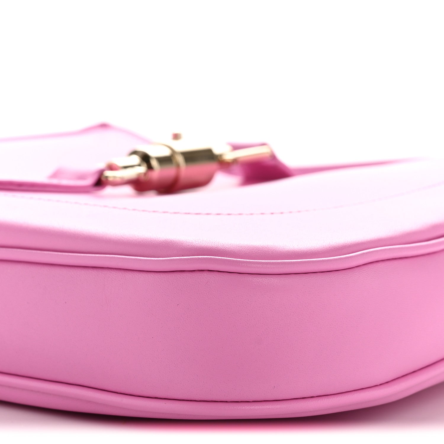 Gucci Ancora Calfskin Web Medium Jackie 1961 Hobo Pink