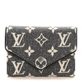 Louis Vuitton Denim Monogram Jacquard Victorine Wallet Grey