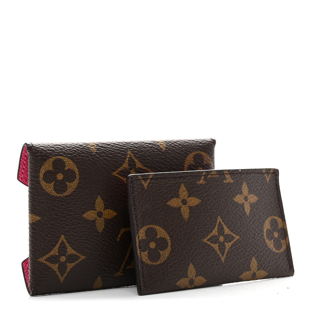 Louis Vuitton Monogram LV Colormania Kirigami Card Holder Pondichery Pink