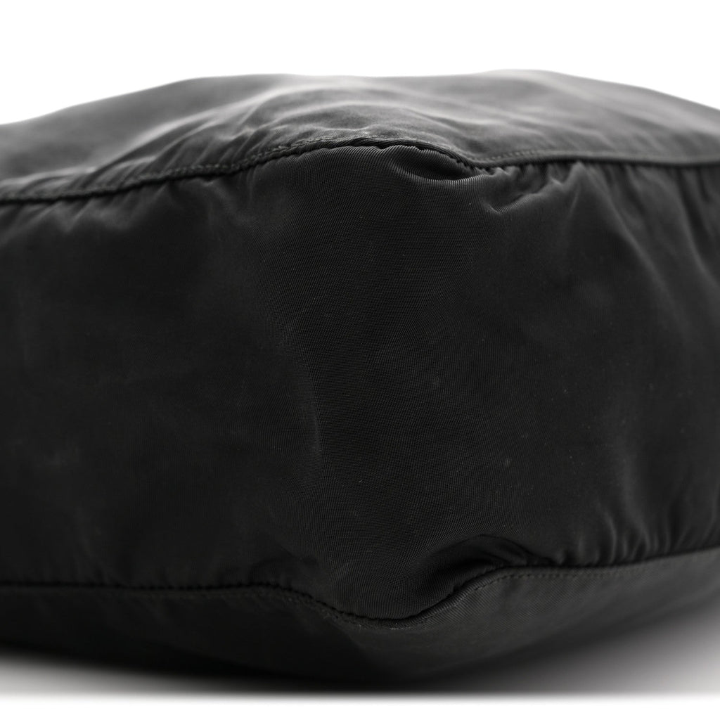 Prada Tessuto Nylon Shoulder Bag  Black