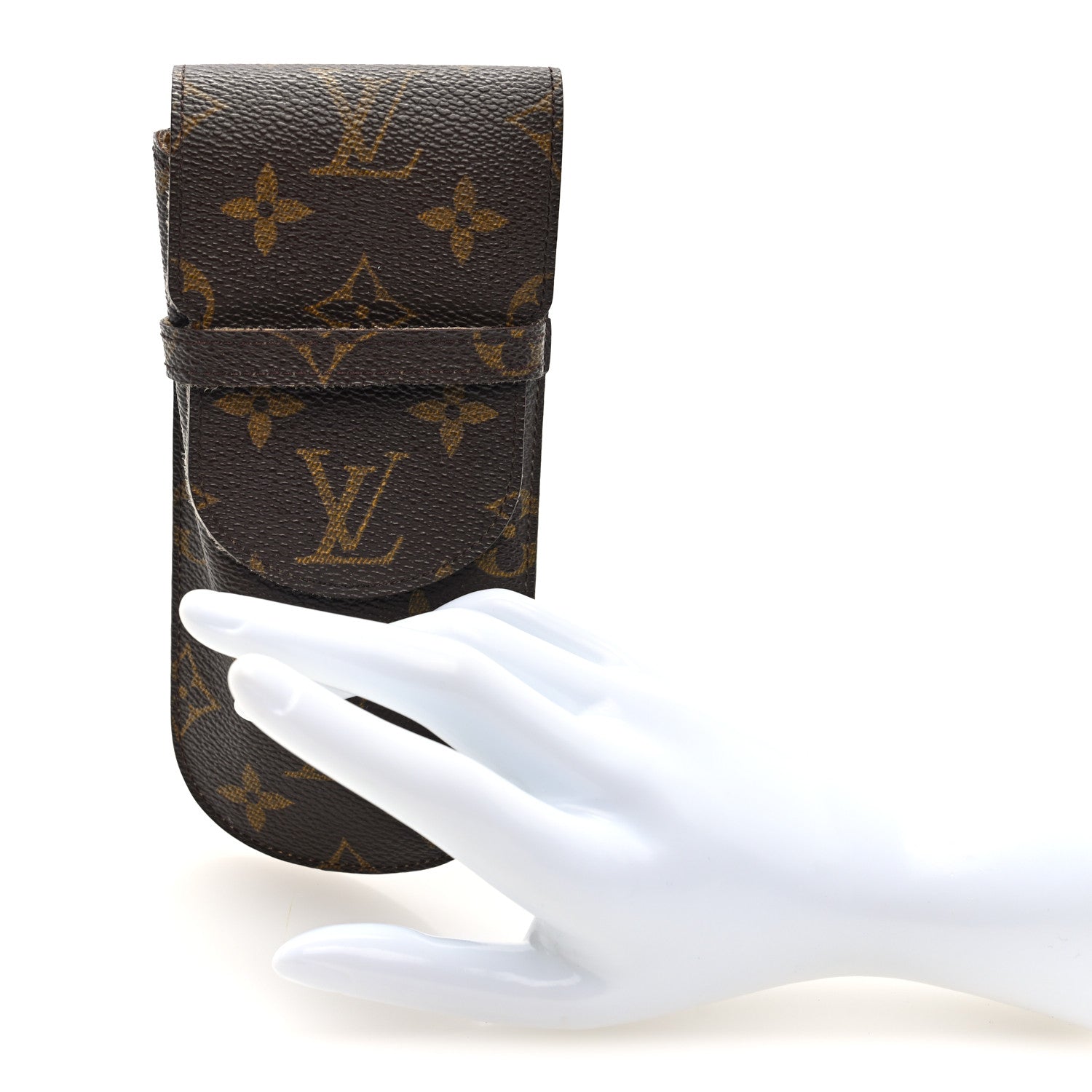 Louis Vuitton Monogram Glasses Sunglasses Case w Flap