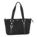 Gucci Monogram Small Abbey Tote Black