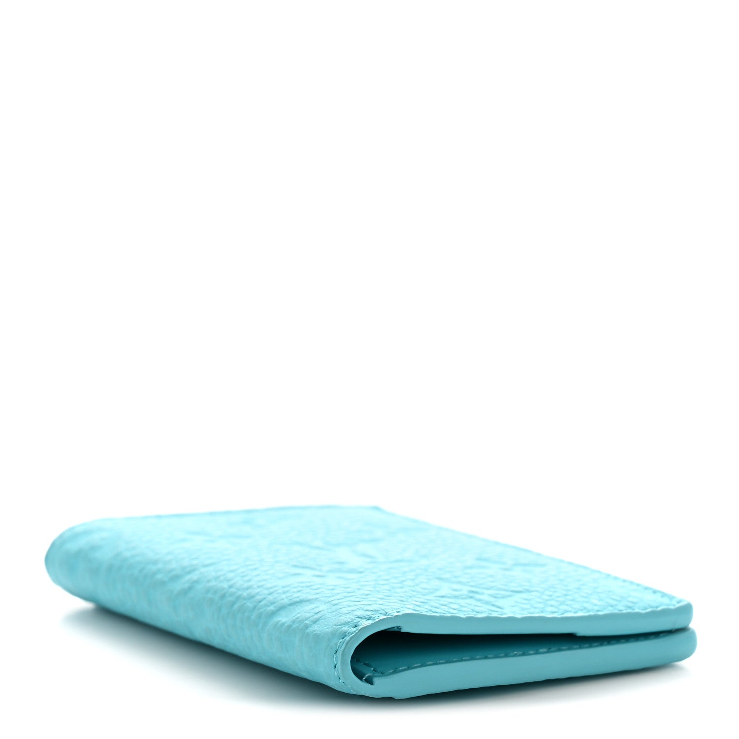 Louis Vuitton Taurillon Monogram Pocket Organizer Turquoise