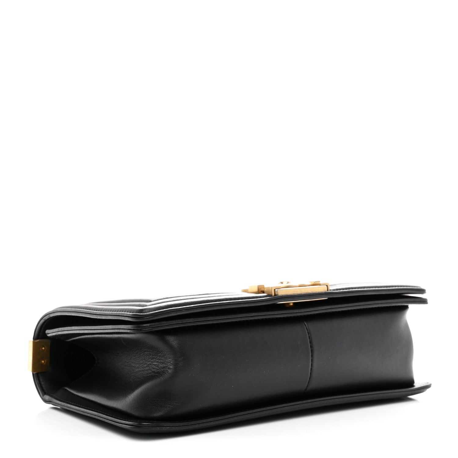 Chanel Lambskin Quilted Medium Boy Flap Black