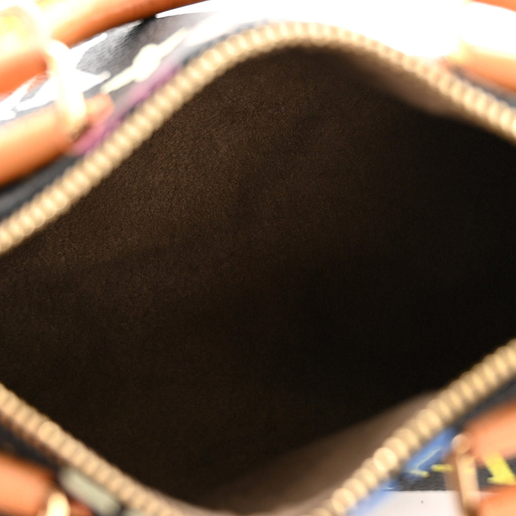 Louis Vuitton Monogram Multicolor Mini Sac HL Speedy Black