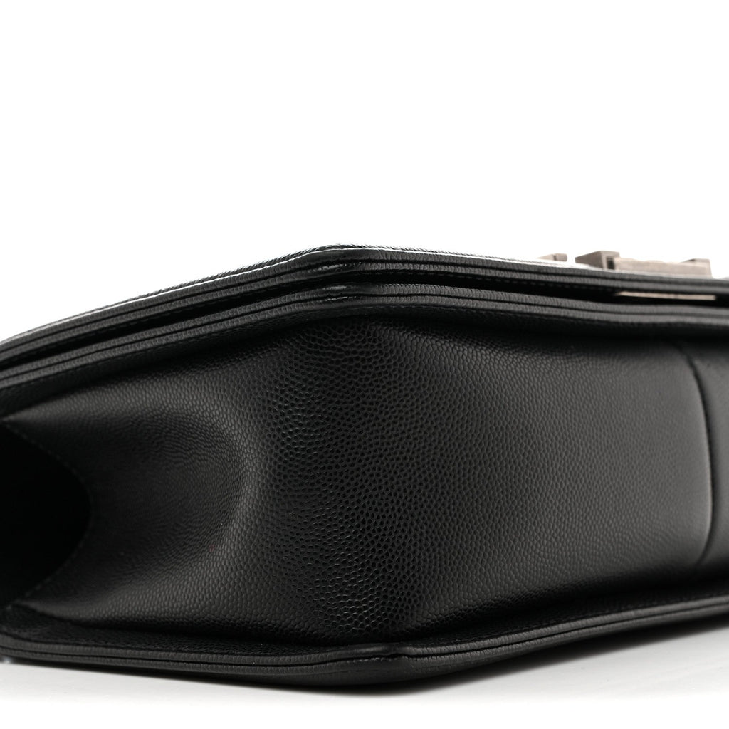 Chanel Caviar Quilted Medium Boy Flap Black