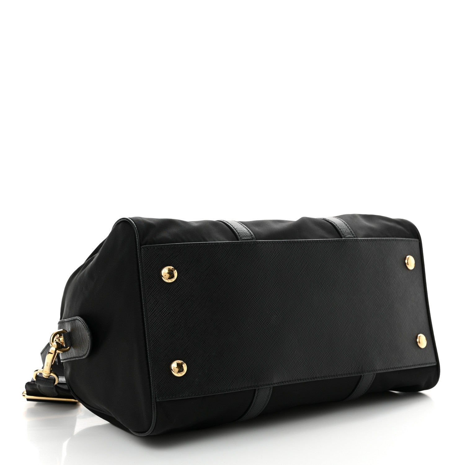 Prada Re-Nylon Saffiano Medium Re-Edition 1978 Top Handle Bag Black