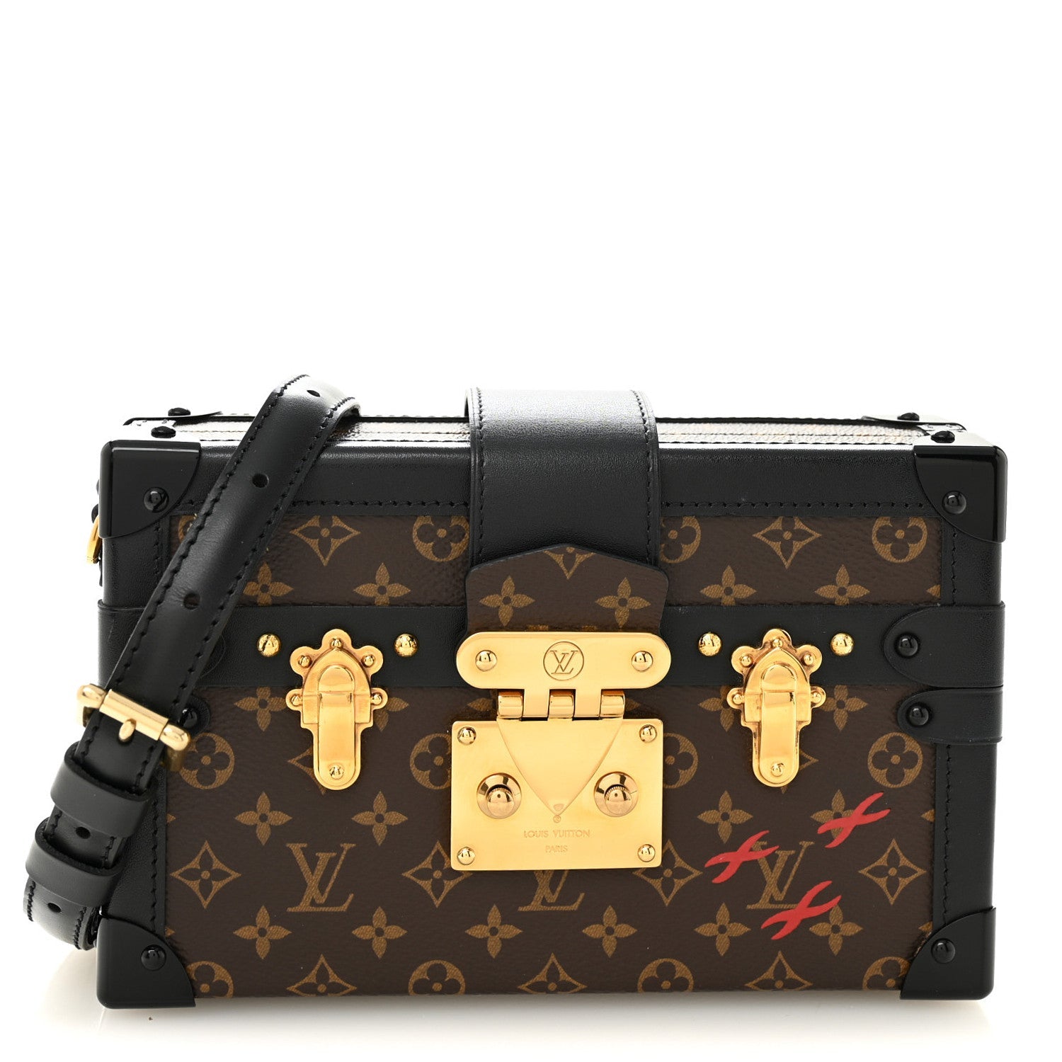 Louis Vuitton Monogram Petite Malle Black