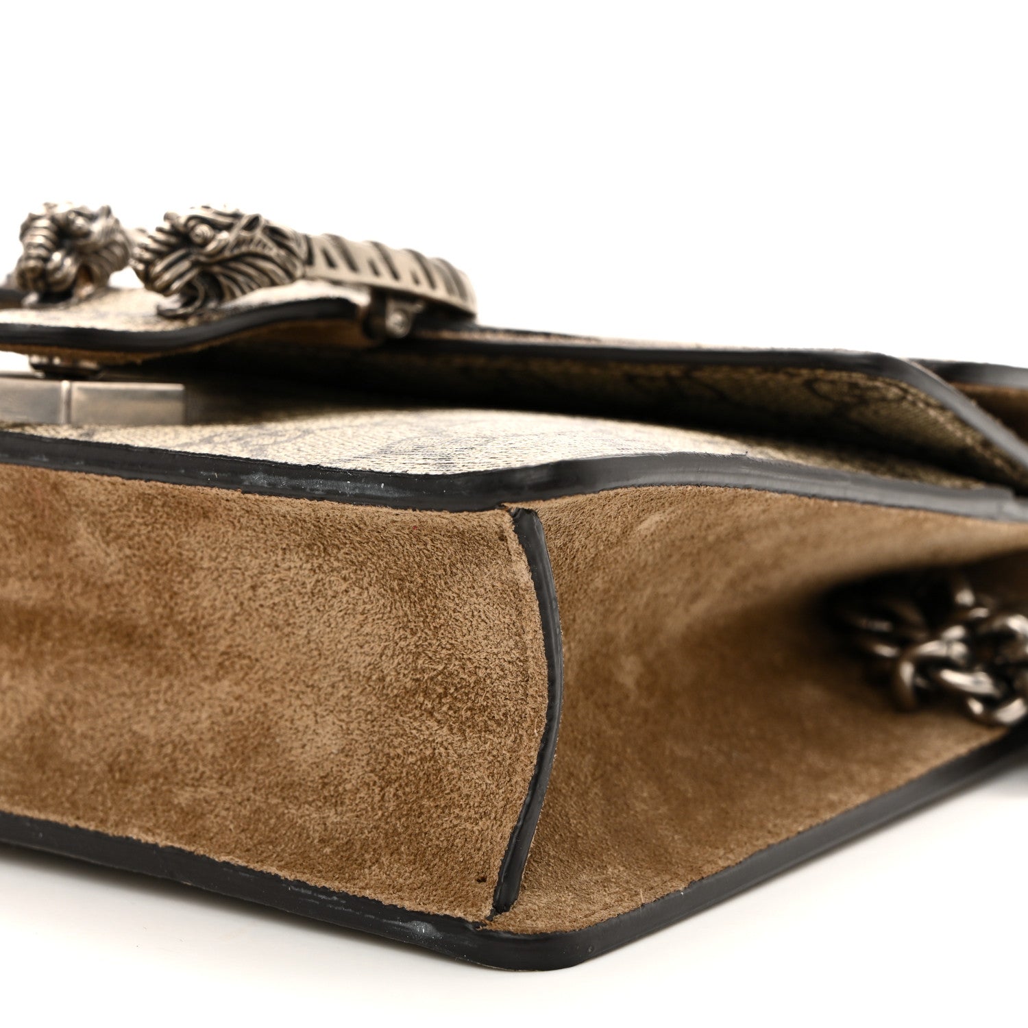Gucci GG Supreme Monogram Mini Dionysus Shoulder Bag Taupe