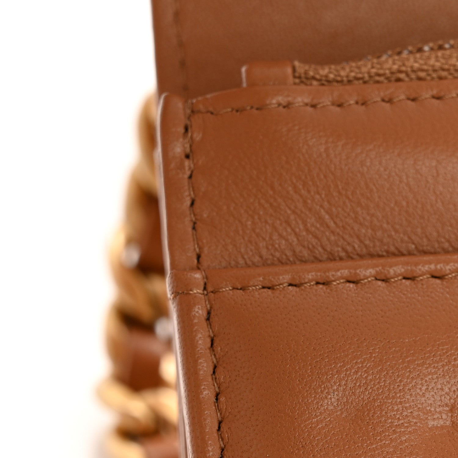 Chanel Lambskin Quilted Chanel 19 Wallet On Chain WOC Brown