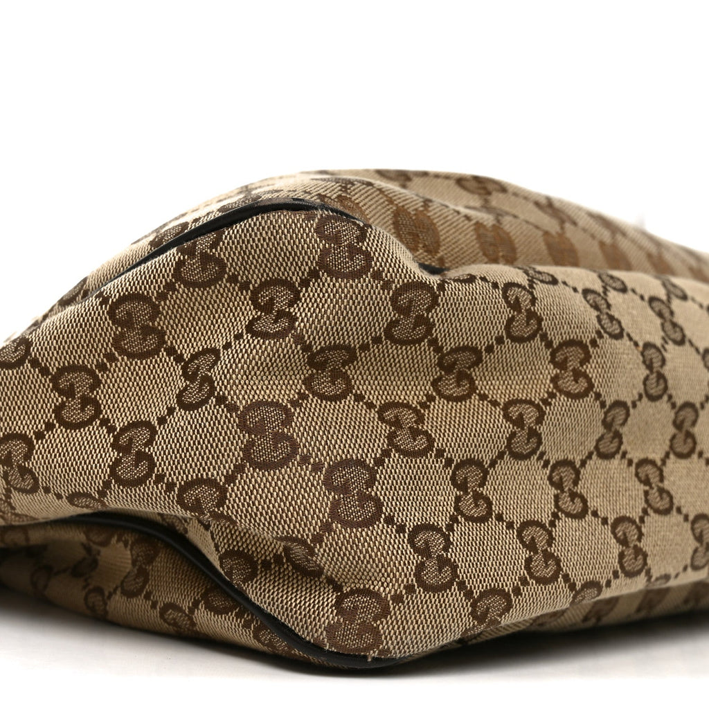 Gucci Monogram Medium Sukey Tote Dark Brown