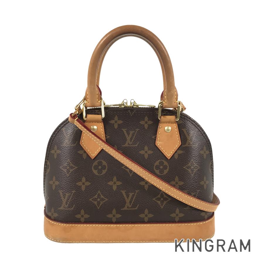 LOUIS VUITTON Monogram Alma BB M53152 Hand bag