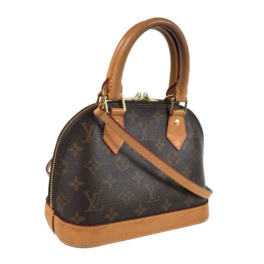 LOUIS VUITTON Monogram Alma BB M53152 Hand bag
