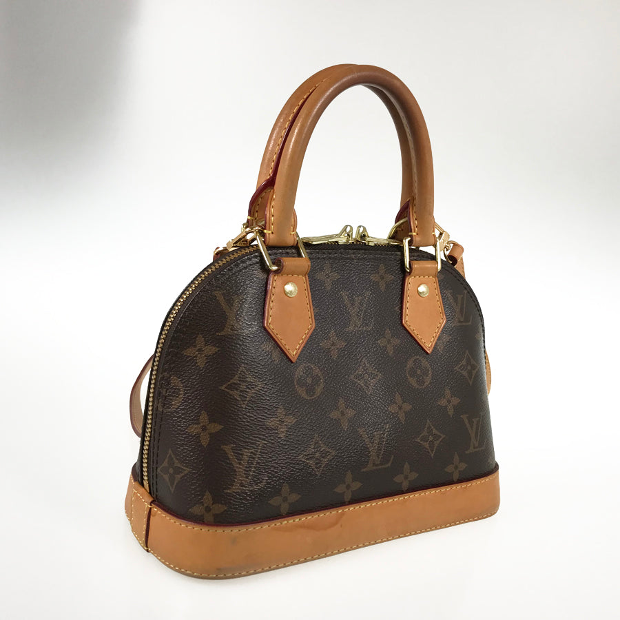 LOUIS VUITTON Monogram Alma BB M53152 Hand bag