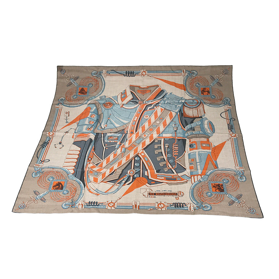 HERMES Karen H 100 104061T Women's Scarf
