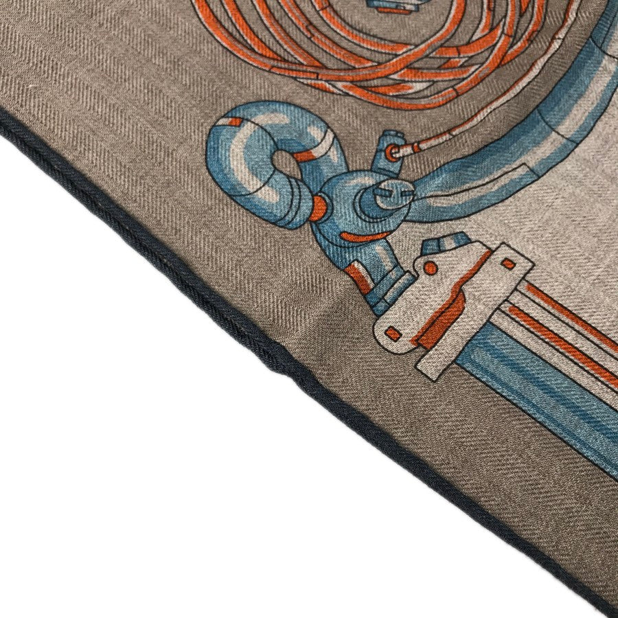 HERMES Karen H 100 104061T Women's Scarf