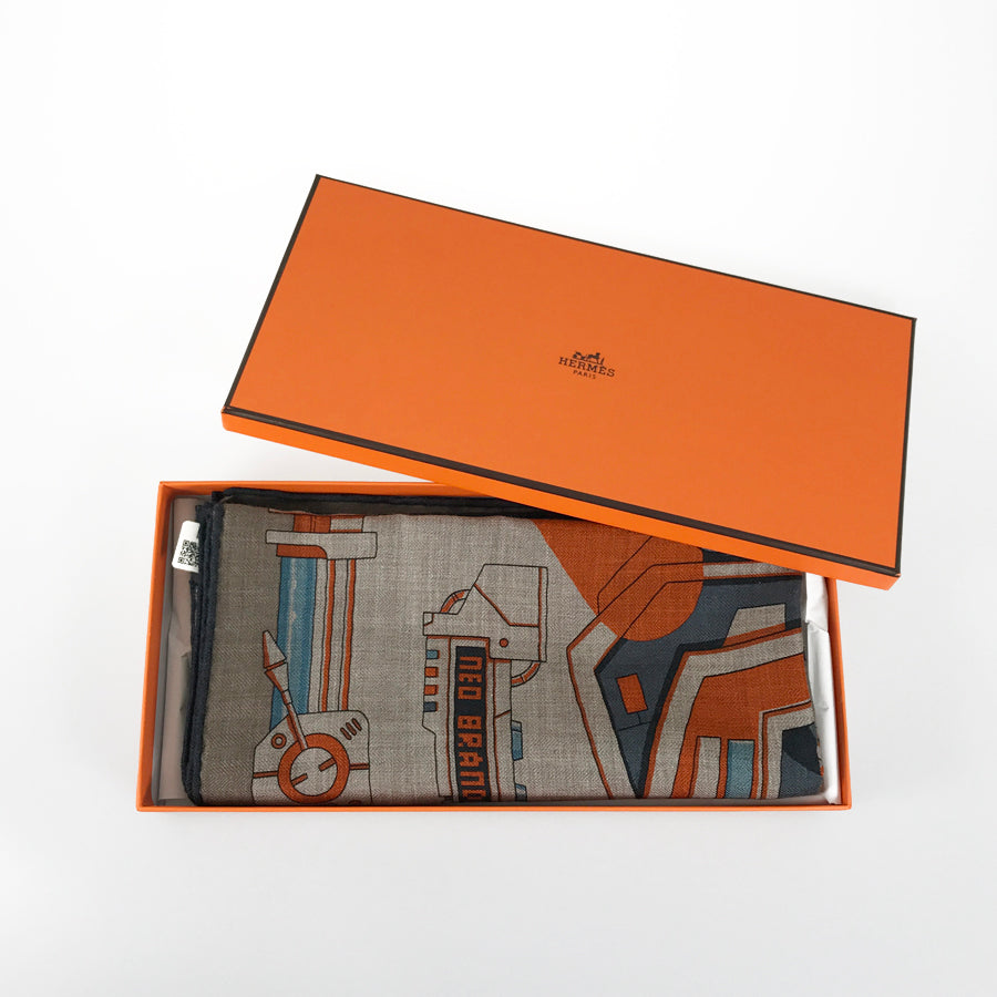 HERMES Karen H 100 104061T Women's Scarf