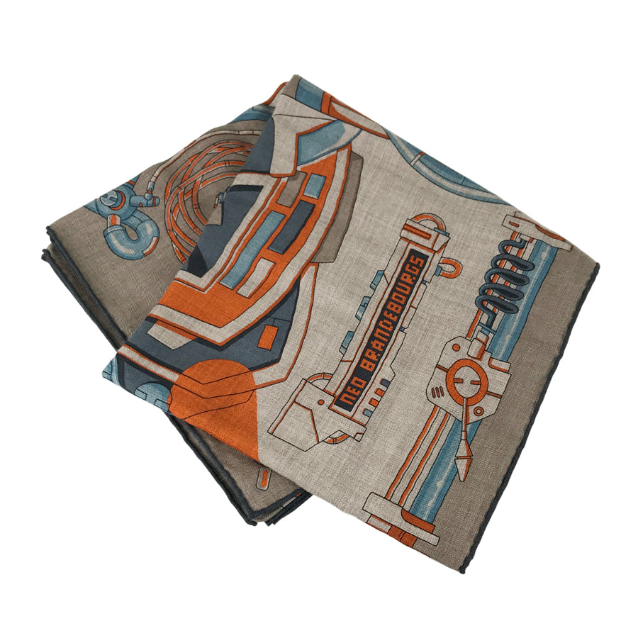 HERMES Karen H 100 104061T Women's Scarf