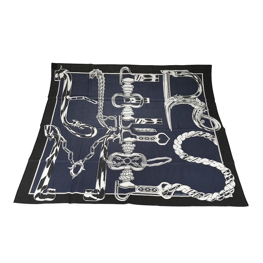 HERMES Karen H 100 104145T Women's Scarf