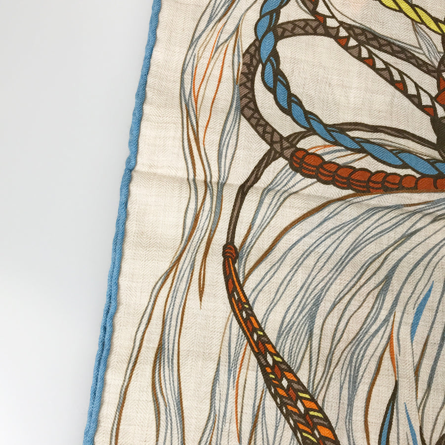 HERMES Boyfriend H100 104000T Women's Scarf
