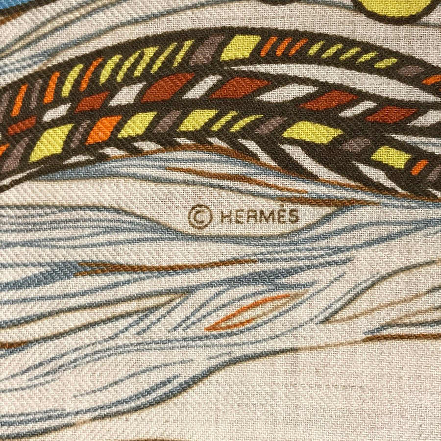 HERMES Boyfriend H100 104000T Women's Scarf
