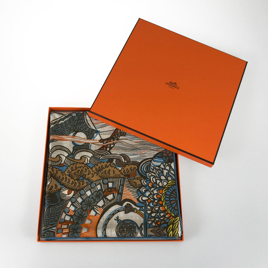 HERMES Boyfriend H100 104000T Women's Scarf