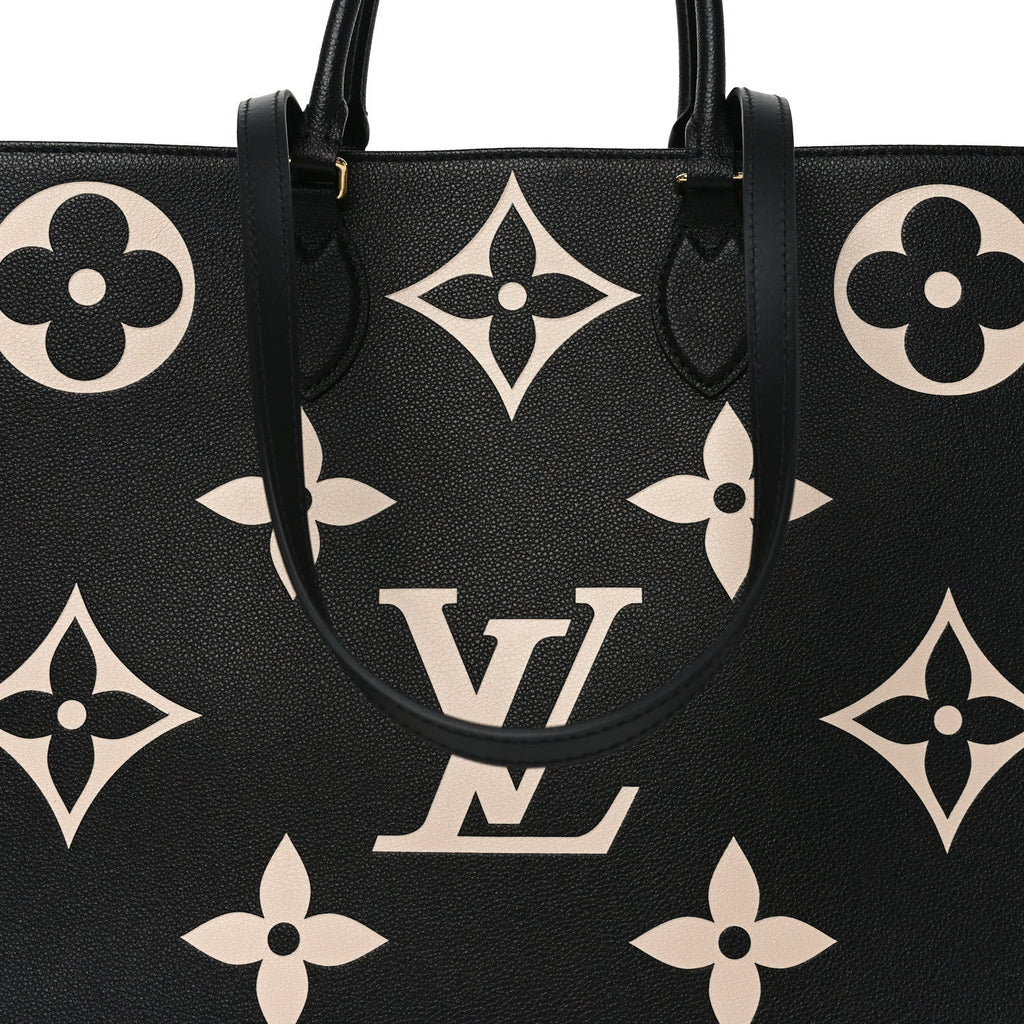 Louis Vuitton Empreinte Monogram Giant Onthego GM Black Beige