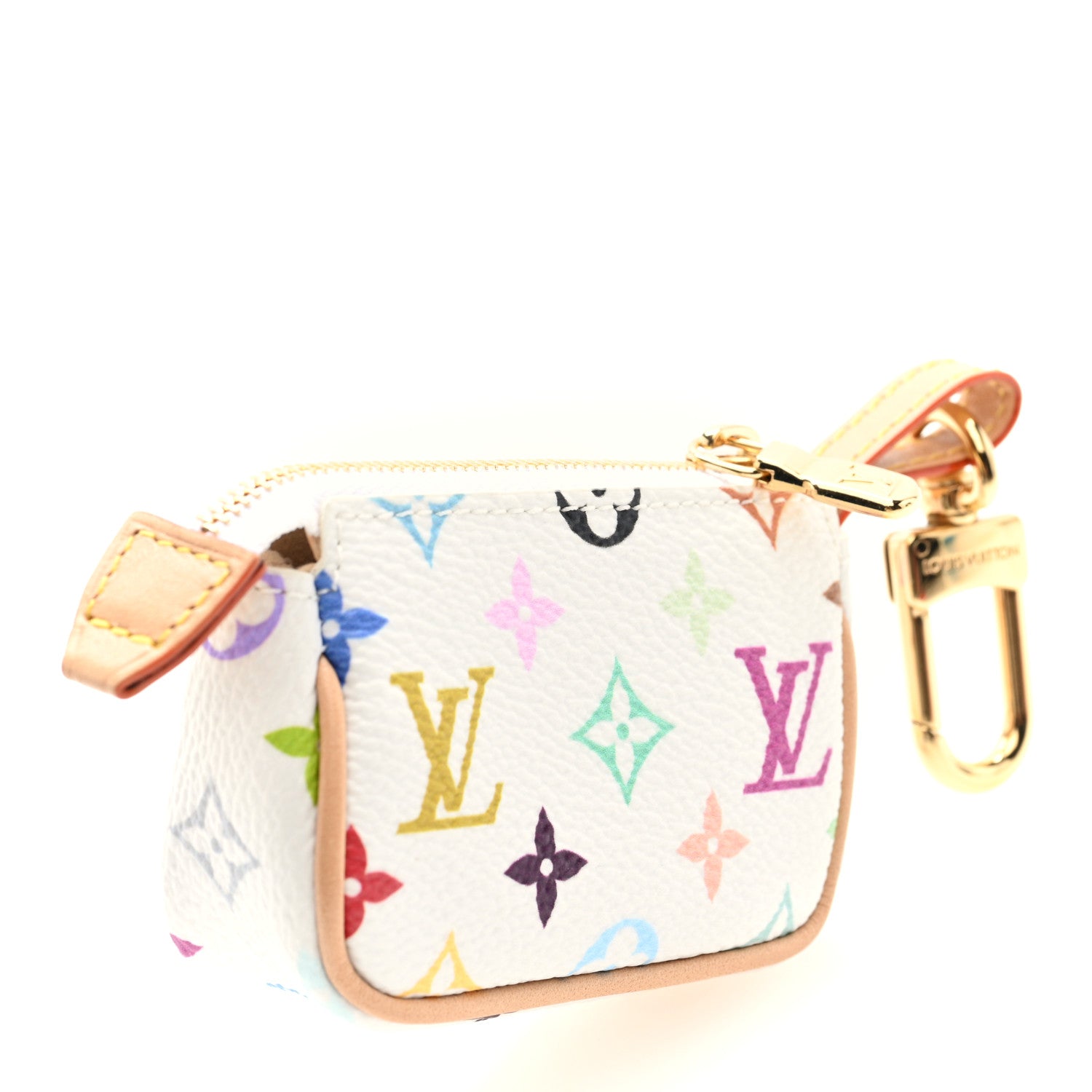 Louis Vuitton LV x TM Monogram Multicolor Micro Pochette White