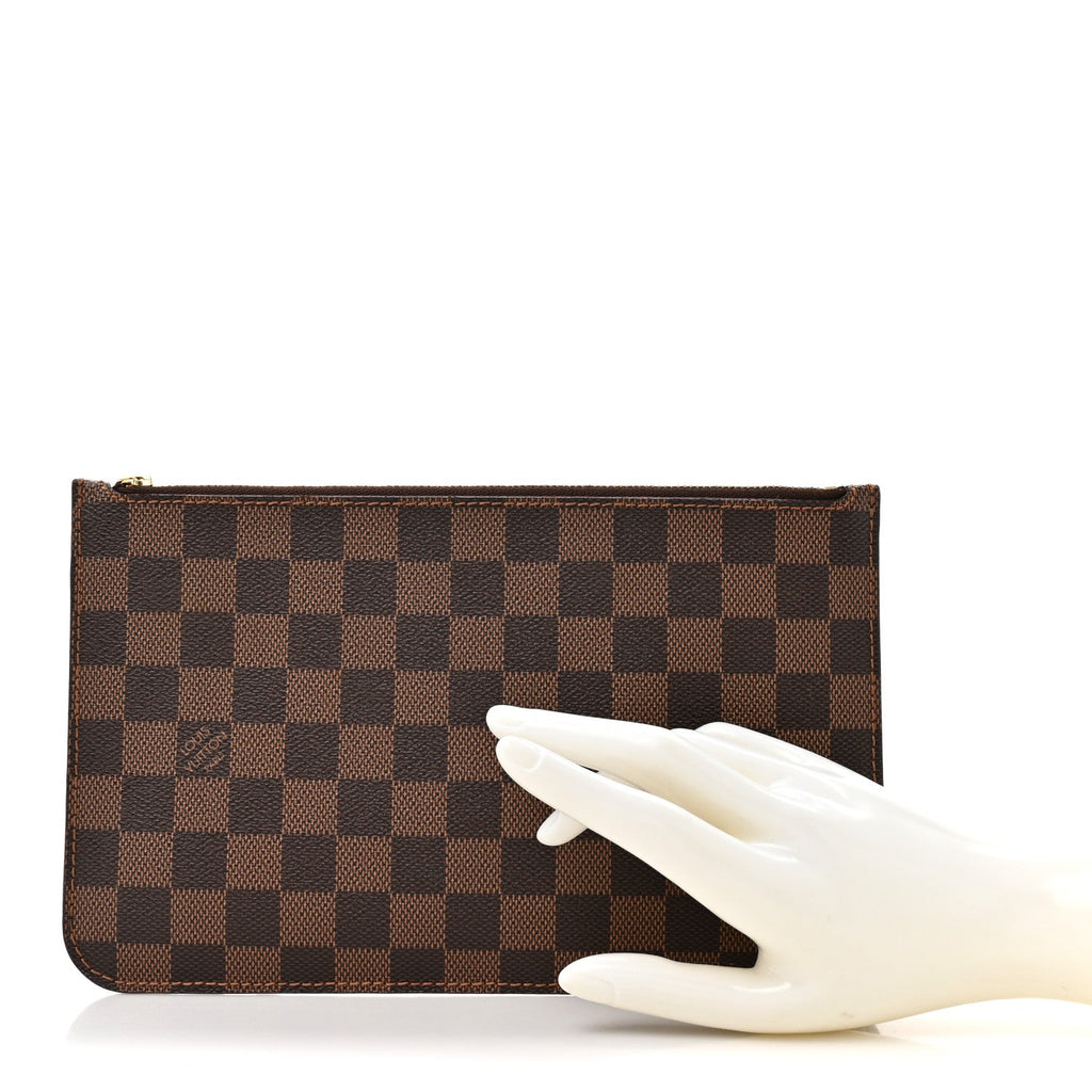 Louis Vuitton Damier Ebene Neverfull MM GM Pochette