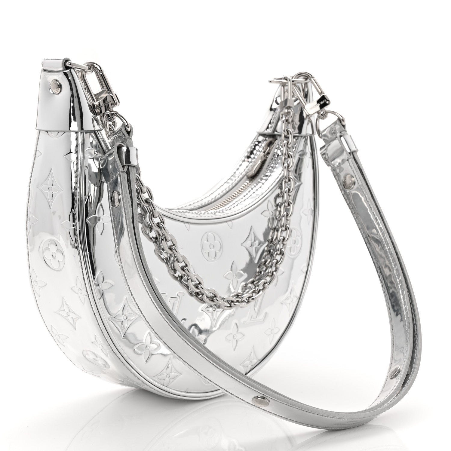 Louis Vuitton Monogram Miroir Loop PM Silver