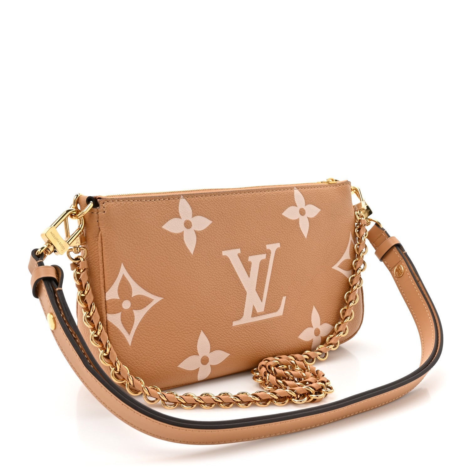 Louis Vuitton Empreinte Monogram Giant Multi Pochette Accessories Arizona Creme