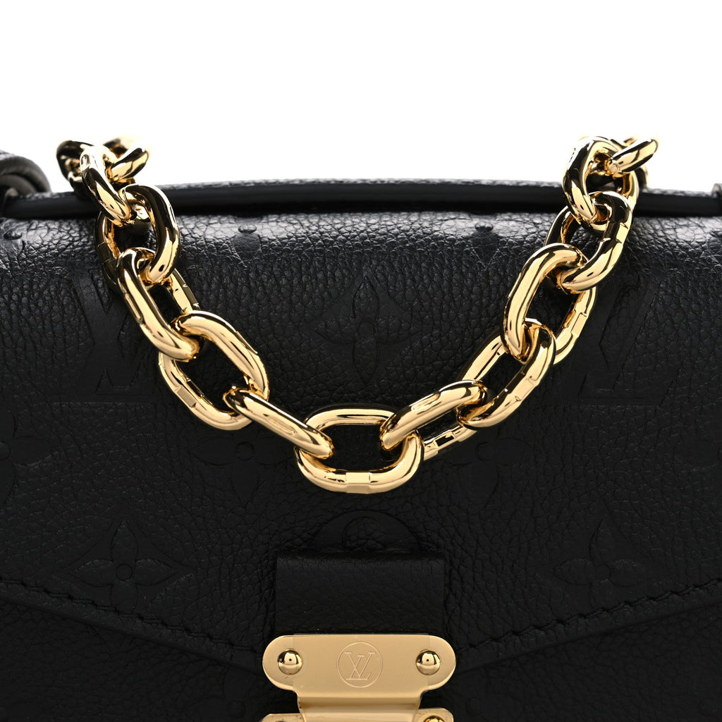 Louis Vuitton Empreinte Pochette Metis East West Black